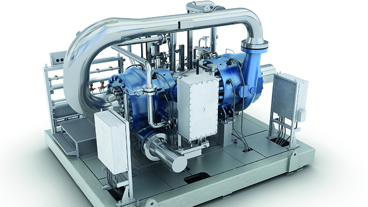 rendering of sealed compressor