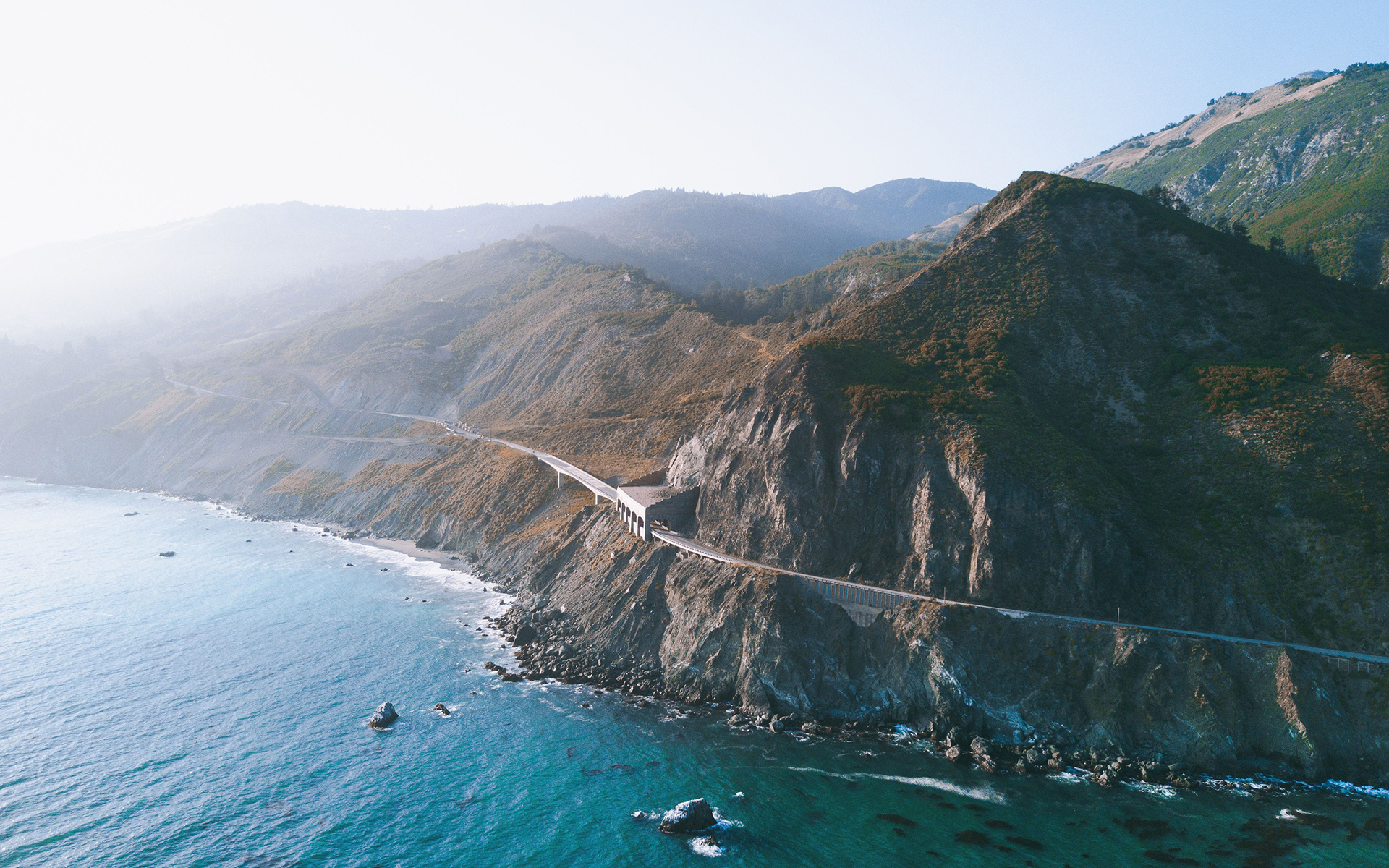 Great Mountains and the sea