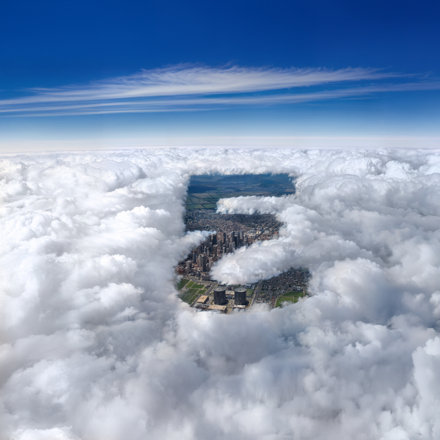 rendering of Everllence super sign as clouds