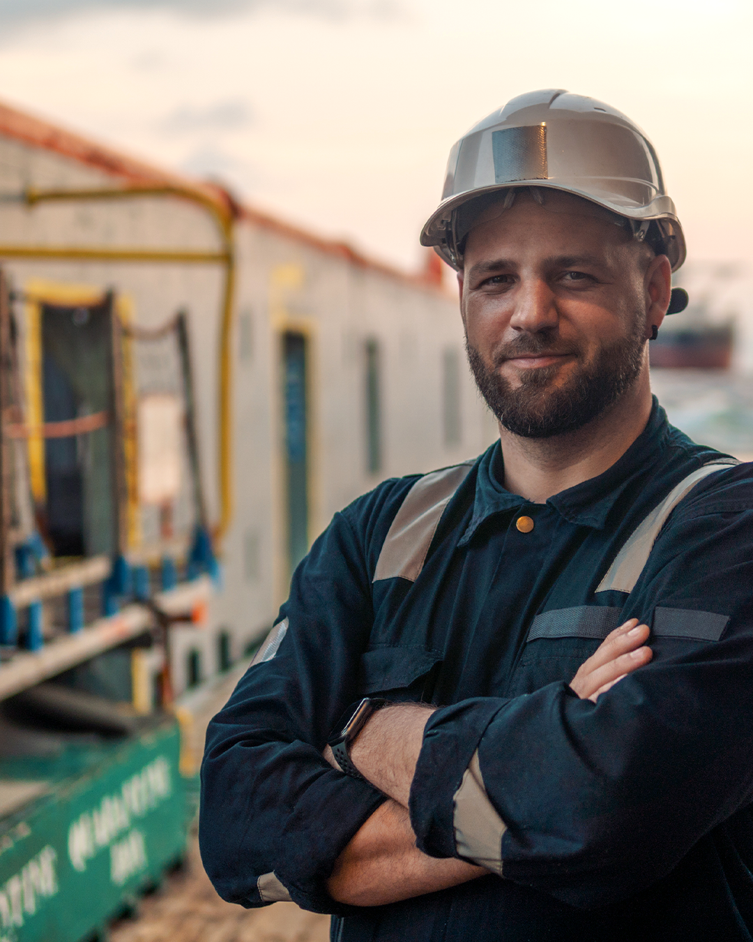 A male worker in the industry
