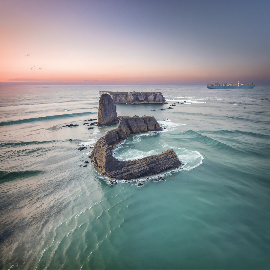 rendering of Everllence super sign as island