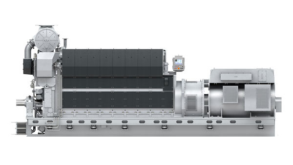Rendering of the L28/32DF engine