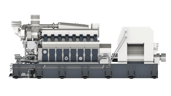 Rendering of the S.E.M.T. Pielstick PA6B GenSet