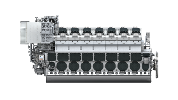 Rendering of the 48/60CR engine