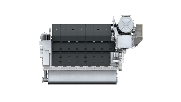Rendering of the L27/38 engine