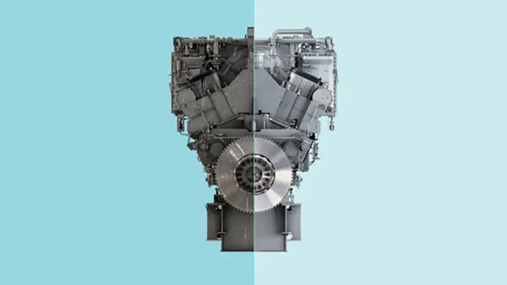 graphic showing a cross-cut of an engine